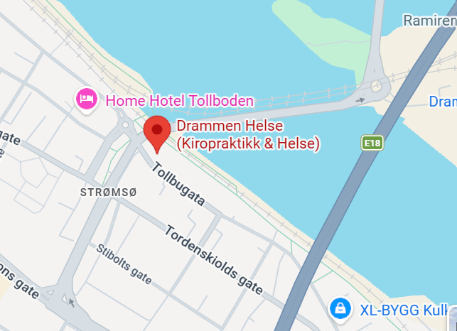 Drammen Helse / Plassering / kart